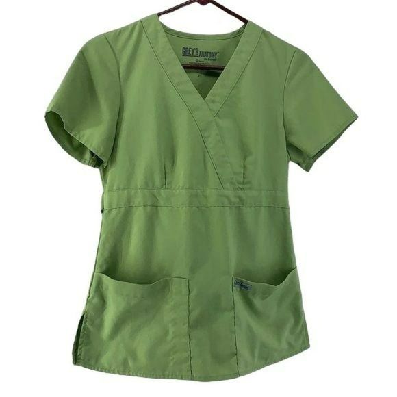 Grey’s Anatomy‎ Green Extra Small Scrub Top - Picture 1 of 9
